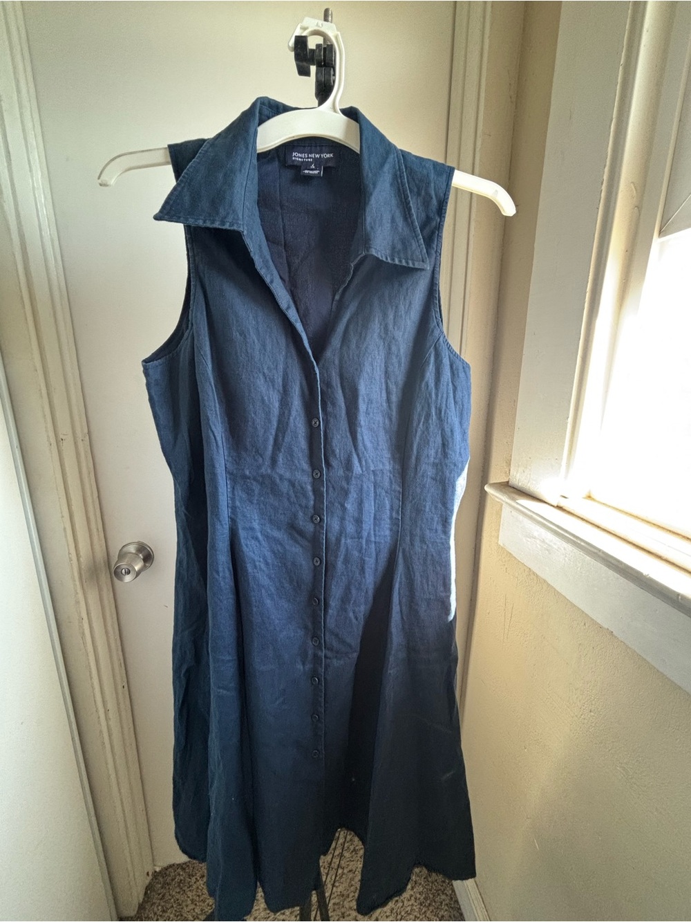 Jones New York linen shirt dress